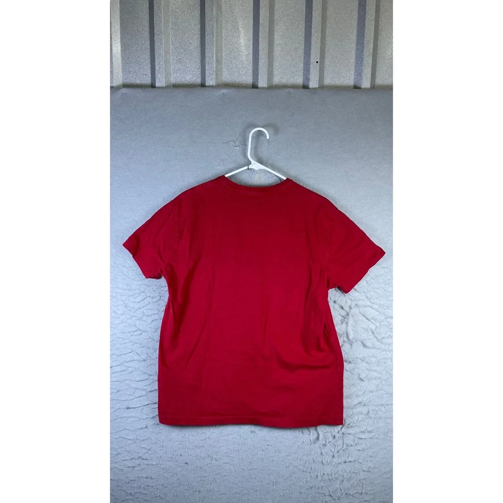 Polo Ralph Lauren T-Shirt Mens Small Red Excellent Classic Fit Pocket Pony